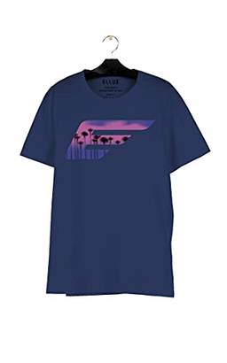 T-Shirt, Cotton Fine Easa Santorini Classic Mc, Ellus, Masculino, Old Purple, P