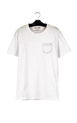 T-Shirt, Co Fine Easa Pocket Classic Mc, Ellus, Masculino, Branco, GG