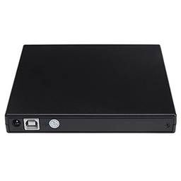 lifcasual Unidade de DVD externa, unidade de CD/DVD +/- RW portátil USB 2.0 / DVD Player gravador de CD para laptop