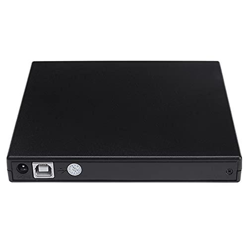 Domary Unidade de DVD externa, unidade USB 2.0 portátil de CD/DVD +/- RW/DVD Player gravador de CD para laptop