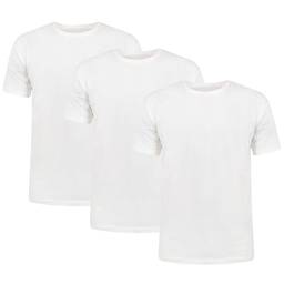 Kit 3 Camisetas Dry Fit Masculina Esportes Exercícios Academia Proteção UV 50 (BR, Alfa, GG, Regular, 3 Brancas)
