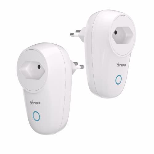 SONOFF S26R2 Wifi Smart Plug, Soquete De Tomada Sem Fio, Funciona Com Alexa, Google Home E Ifttt, Controle Seus Dispositivos De Qualquer Lugar Via Aplicativo (2)