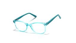 Óculos Armação Infantil Gatinho Com Lentes Sem Grau Xy-8001 Idade:4 A 9 Anos (Azul)