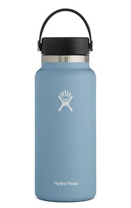 Hydro Flask Garrafa de tampa flexível de boca larga - Garrafa de água reutilizável de aço inoxidável - Isolamento a vácuo, lavável na lava-louças, livre de BPA, não tóxico