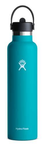 Hydro Flask Acessório padrão boca flexível tampa de canudo preto - para frascos de boca padrão - isolados, seguros para lava-louças, livre de BPA, não tóxico, S24FS454