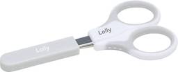 Lolly 7300-01-BC Tesoura infantil com capa special, Branca
