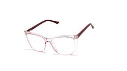 Óculos Armação Feminino Gatinho Com Lentes Sem Grau Jc-1023 Rosa