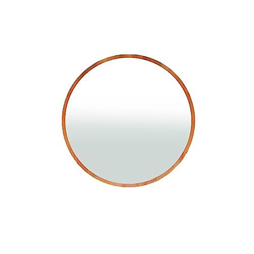 Espelho Redondo Laminado de Parede estilo Minimalista 40 cm - Mel