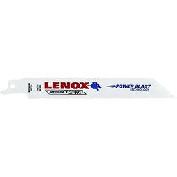 Lenox Tools - 20566618R LENOX Tools Lâmina de serra alternativa de corte de metal com tecnologia Power Blast, Bi-Metal, 15 cm, 18 TPI, 5/PK