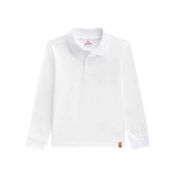 Camiseta Polo Avulsa, Brandili, Meninos, Branco, 12
