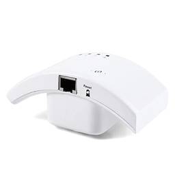 Repetidor Wi-Fi de Longo Alcance Portátil Remoto 2G + Cabo Expansor de Roteador Wireless 300Mbp 2,4 GHz WPA2 e WEB + Cabo Ethernet de 85 cm