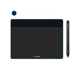 XP-PEN Mesa Digitalizadora Deco Fun S 15 x 10 cm, Tablet para Desenho Digital Jogo OSU! Ensino Online - para Mac, Windows, Chromebook, Linux, Sistema Operacional (Azul)