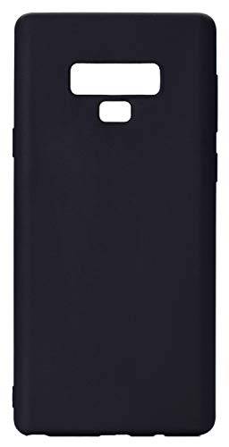 Shunda Capa para Galaxy Note 9, capa ultrafina macia de silicone TPU fosco à prova de choque, capa protetora para celular para Samsung Galaxy Note 9 de 6,5 polegadas - preta