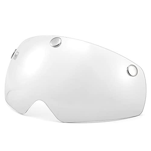 Tomshin Óculos de proteção para capacete magnético com viseira para ciclismo