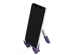 LiteStand Mini - Suporte para celular - Octoo, Ice Silver/Roxo