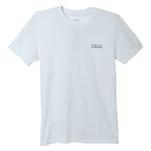 Camiseta Malha Estampa Ocean Spirit, Mash, Masculino, Branco, P