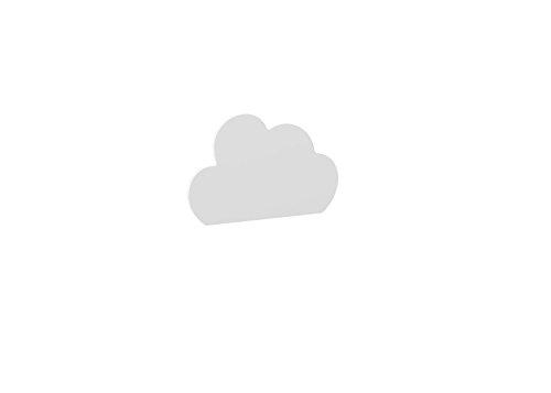 Kit com 2 Prateleiras Nuvens Decorativas, Multimóveis, Branco