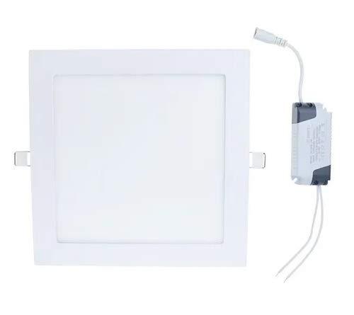 Painel Plafon Luminária Led 6w Quadrado Embutir Branco Quente Decoração Iluminação