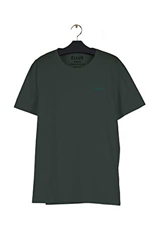 T-Shirt, Cotton Flame Ellus Originals Classic Mc, Ellus, Masculino, Verde Escuro, M