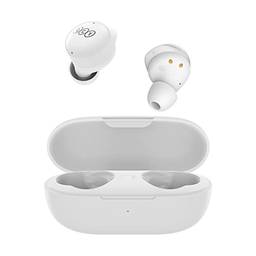 Fone de Ouvido Sem Fio Bluetooth QCY T17 com Microfone Intra-auricular (White)