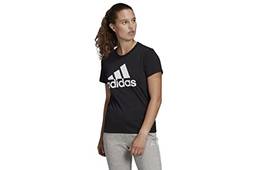 Camiseta Feminina Adidas Loungewear Essentials Logo - Preto GL0722 (G)