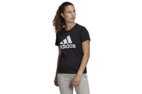 Camiseta Feminina Adidas Loungewear Essentials Logo - Preto GL0722 (G)