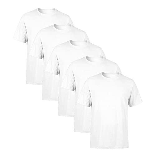Kit 5 Camisetas Masculina SSB Brand Lisa Algodão 30.1 Premium