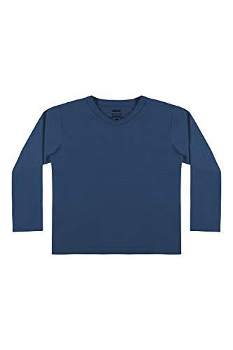 Camiseta Em Meia Malha Penteada, Elian, Meninos, Azul, 4