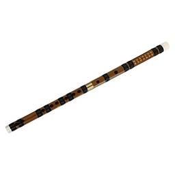 Instrumento musical chinês de flauta vintage: Dizi tradicional flauta transversal para adultos iniciantes com bolsa 1 conjunto G