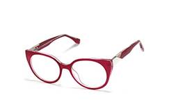 Óculos Armação Gatinho Feminino Com Lentes Sem Grau A-19 (Vermelho)