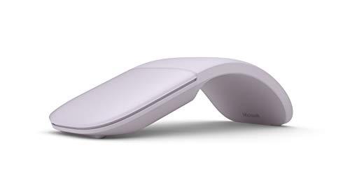 Microsoft Mouse ARC – Lilás. Elegante, design ergonômico, ultrafino e leve, mouse Bluetooth para PC/laptop, desktop funciona com computadores Windows/Mac