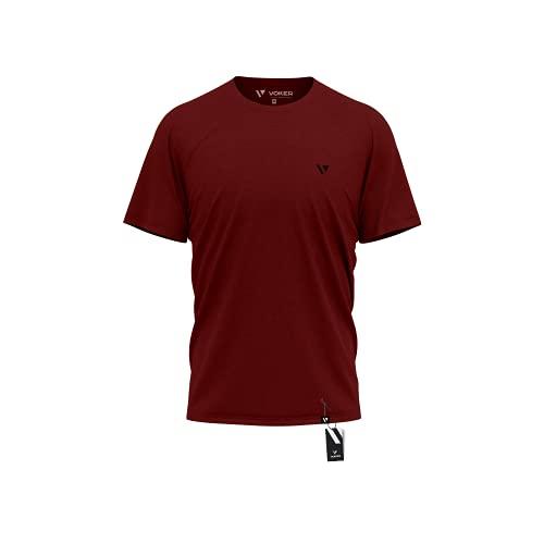 Camisa Camiseta Masculina Slim Voker Premium 100% Algodão - GG - Vermelho