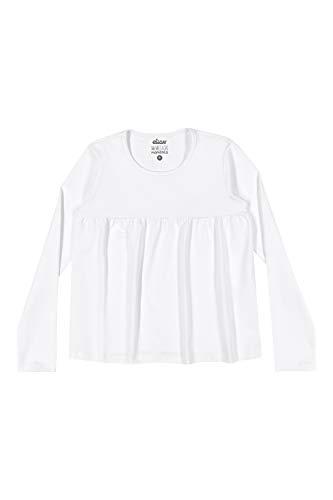 Blusa em cotton confort, Elian, Meninas, Branco, 2