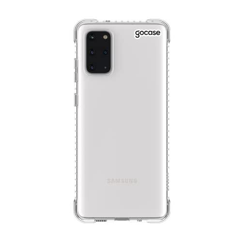 Capa Capinha Gocase Anti Impacto Slim para Samsung Galaxy S20 Plus - Clear Logo Black