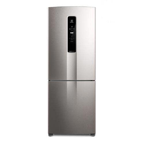Refrigerador Bottom Freezer Electrolux de 02 Portas Frost Free com 488 Litros Tecnologia Inverter Inox - Ib55s