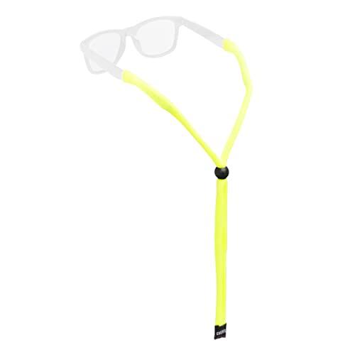 Chums Retentor de óculos padrão de algodão original, amarelo de alta visibilidade