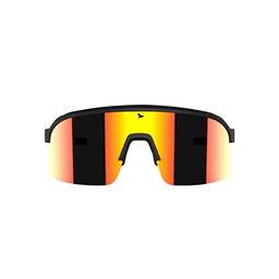 Óculos Esportivo Racer Lite Espelhado Black Red Atrio - BI238