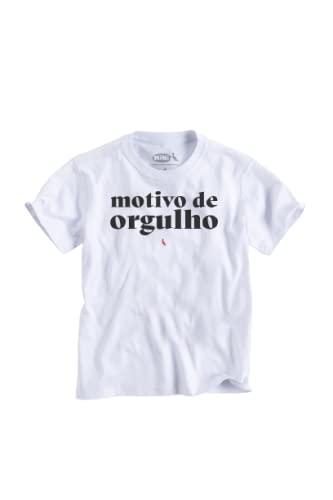 Camiseta Reserva Mini Orgulho, Reserva Mini (Branco, 08)