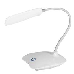 Luminária De Mesa Abajur Luz De Led Touch Flexível Usb Recarregável Portátil Leitura Estudos (Branco)