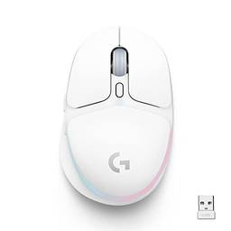 Mouse Gamer Sem Fio Logitech G705 LIGHTSPEED com RGB LIGHTSYNC, Design Compacto, 6 Botões Programáveis, Bateria Recarregável, Conexão Bluetooth, Compatível com Windows, macOS, iPadOS, iOS