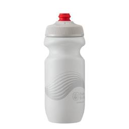 Polar Bottle Garrafa de água leve para bicicleta com ondas de ruptura – sem BPA, garrafa de espremer para ciclismo e esportes, 591 ml, Ivory White