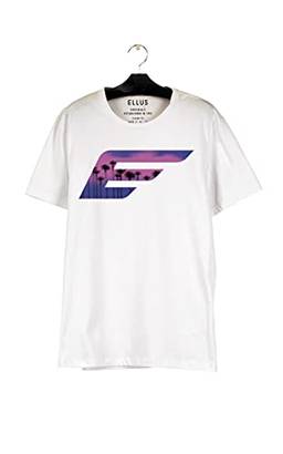 T-Shirt, Cotton Fine Easa Santorini Classic Mc, Ellus, Masculino, Branco, GG