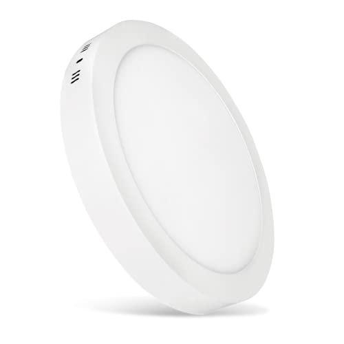 Luminária Inteligente Elgin Wi-Fi Led Redonda de Sobrepor 24W 3000-6500K, compatível com Alexa e Google Home Bivolt, Branco