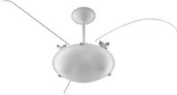 Venti-Delta Ventilador de Teto Angra 3 Pás Transparentes 127 C3V, 113100, 130 W, Branco