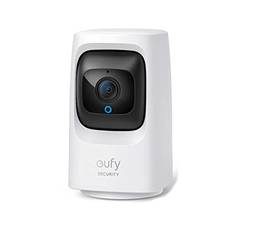 Eufy Mini IndoorCam, Câmera de segurança interna Pan & Tilt, Camera com plug-in Wi-Fi, IA para humanos e pets, compatível com assistentes de voz, visão noturna, rastreamento de movimento.