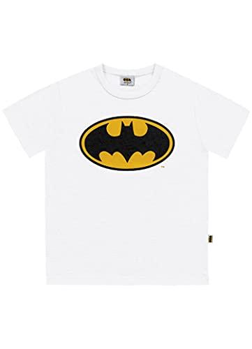 Camiseta Batman, Meninos, Fakini, Branco, 6