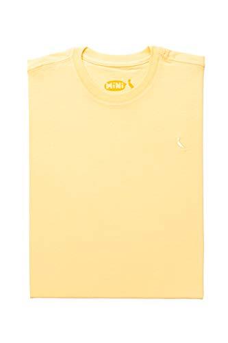 Camiseta Mini Sm Básica, Reserva Mini, Meninos, Amarelo Sol, 8