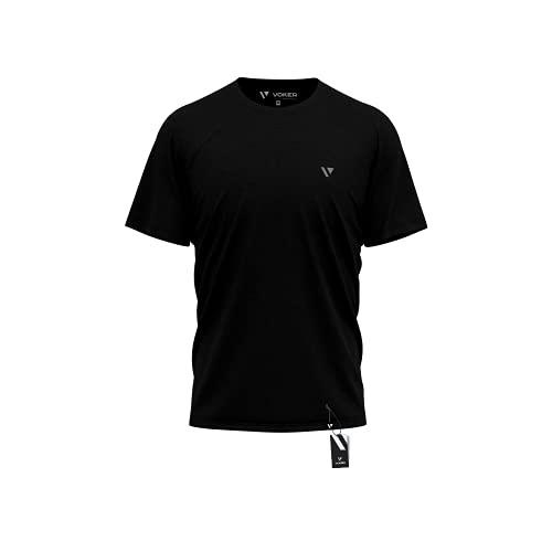 Camisa Camiseta Masculina Slim Voker Premium 100% Algodão - M - Preto