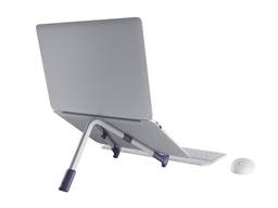 LiteStand Note - Suporte para Notebook - Octoo, Ice Silver/Roxo