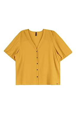 Camisa em New Granada, Feminino, Plus Size, Maelle